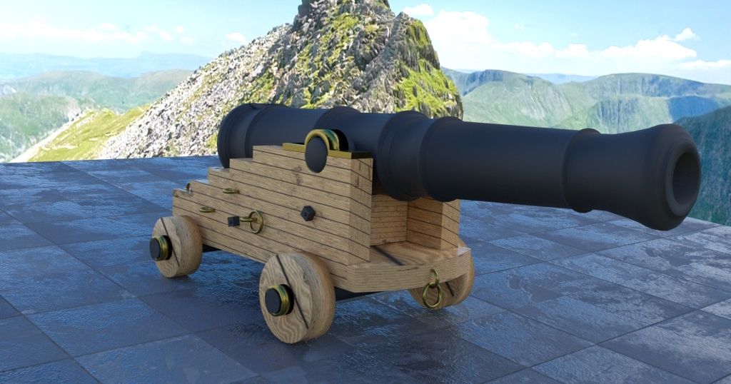 18 Pounder Naval Cannon by Books | Download free STL model | Printables.com