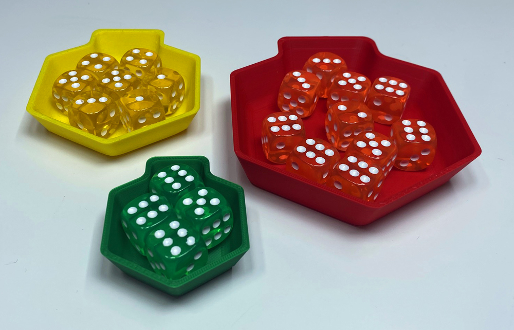 Miniatura 6 do modelo 3D Token Tray SHELL (S/M/L)