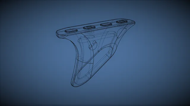 Shark Fin M-Lok Handstop
