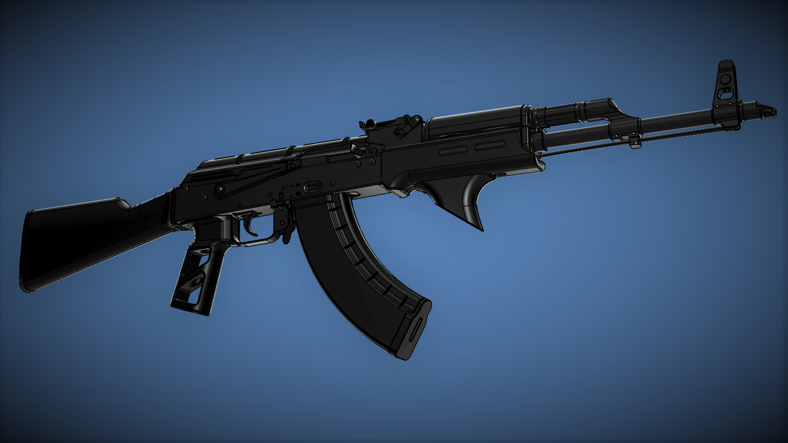 Shark Fin MLok Handstop by KN16 Download free STL model