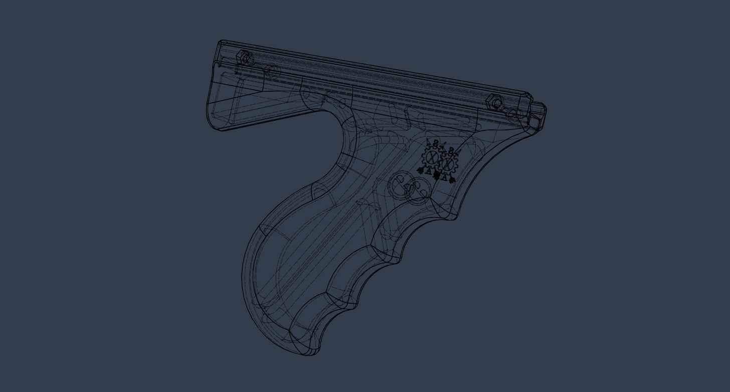 Typewriter Grip Picatinny