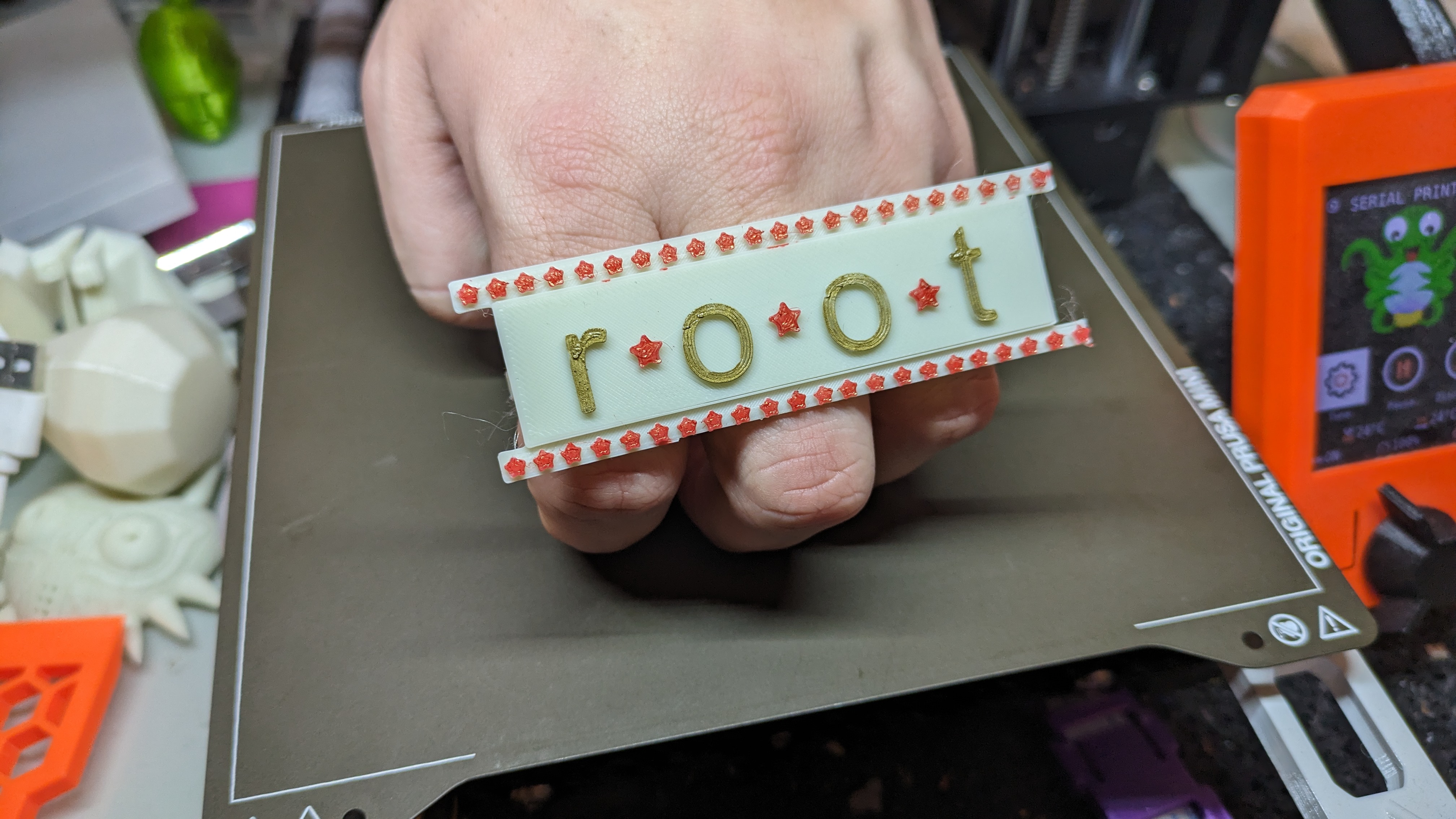 3 Finger Ring with "root" — thumbnail 2