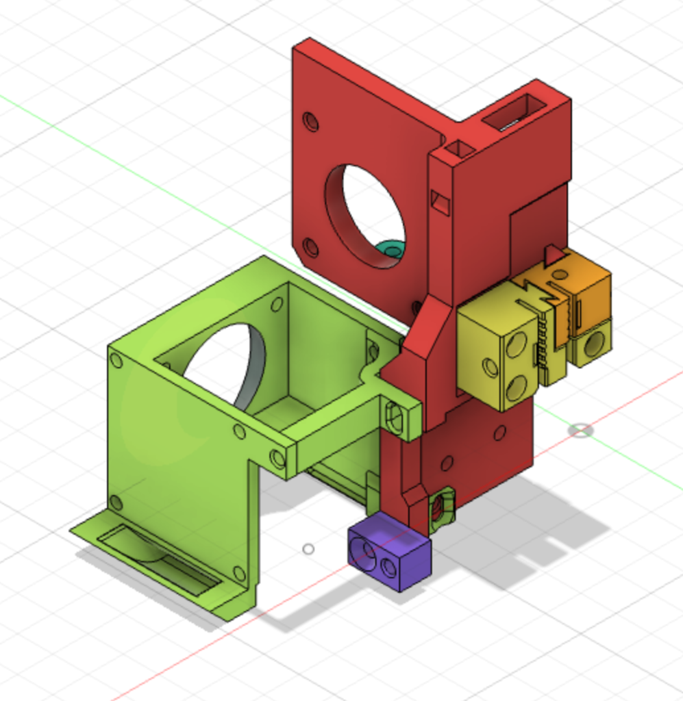 Bmg Holder For Kp3s V6 Hotend By Domonick Bk 