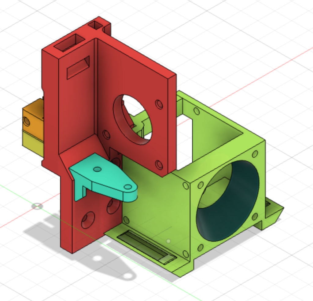 BMG holder for KP3s V6 hotend by domonick bk | Download free STL model ...