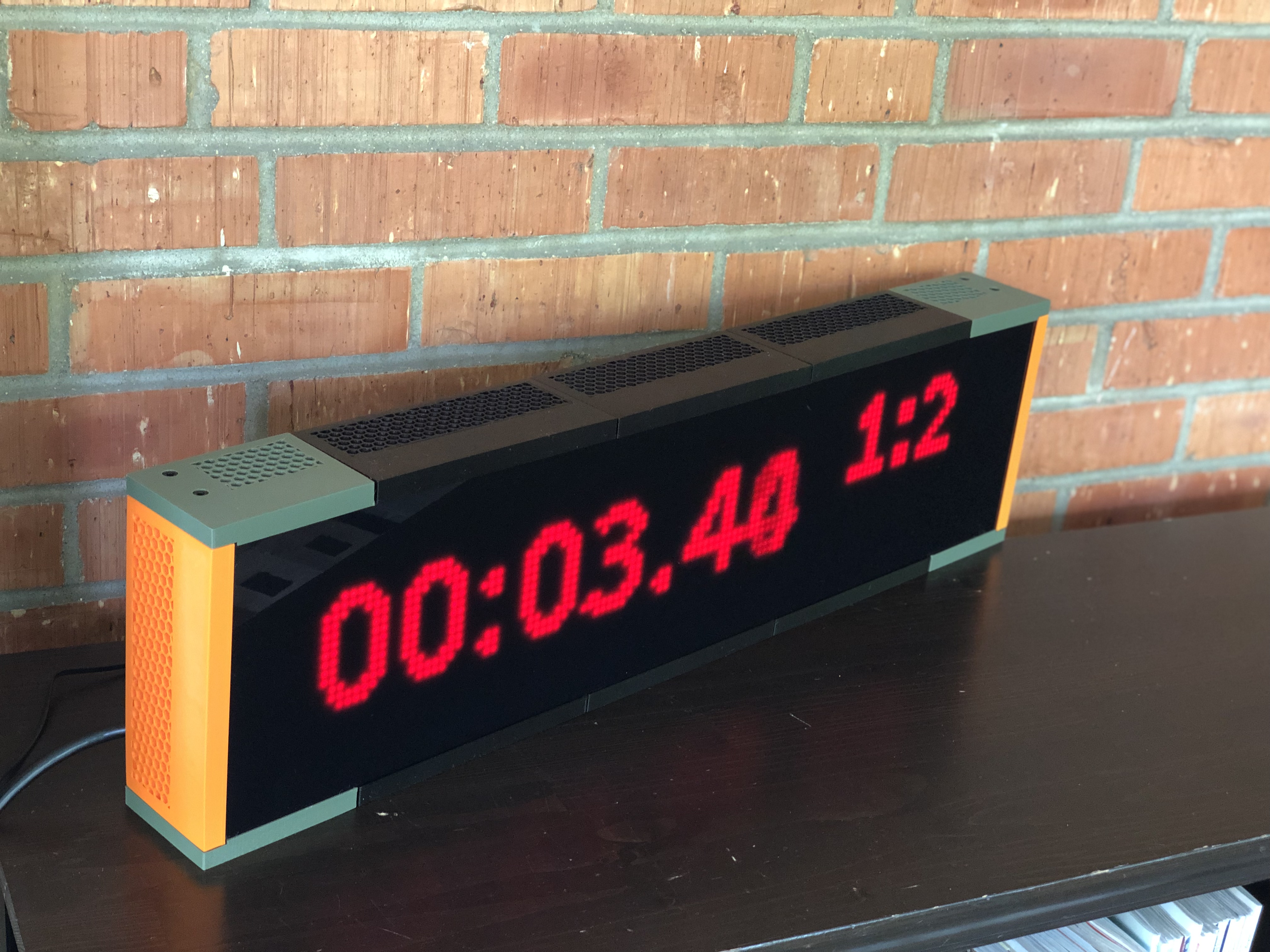 Miniatura 5 do modelo 3D RGB Matrix Clock Timer Stopwatch