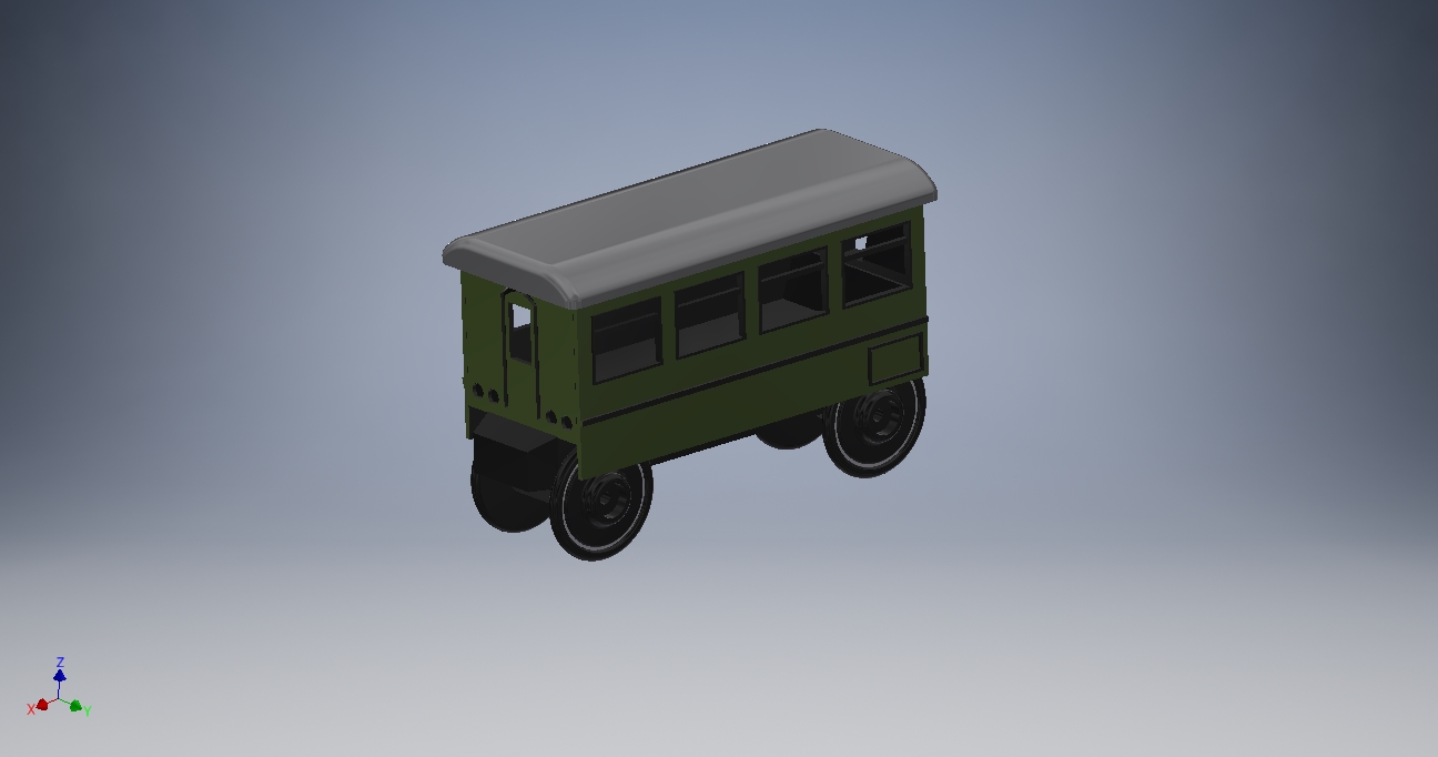 wooden rail wagon personal