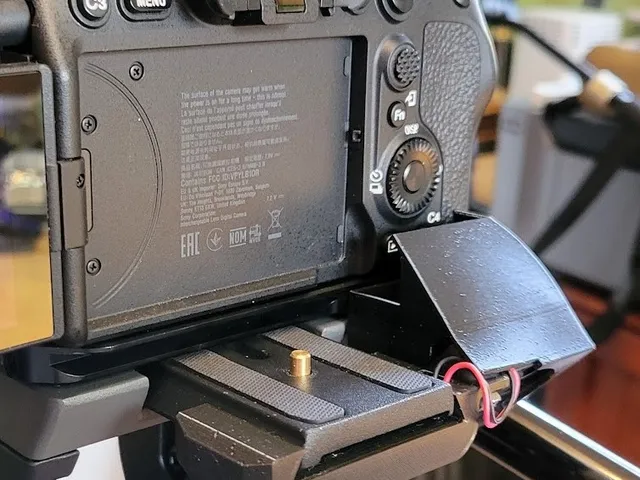 Sony A7IV USB powered cooling fan