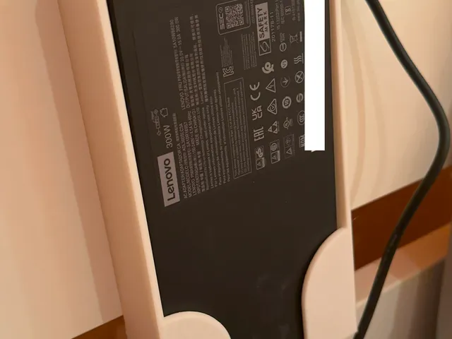 Lenovo Legion 300 Watt Notebook power supply holder for IKEA Malm bed