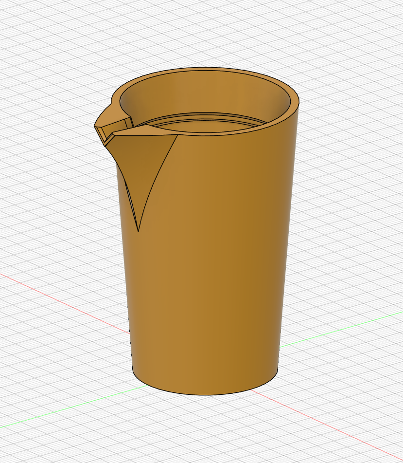 Measuring cup - 50ml - with scale by e_namics | Download free STL model ...