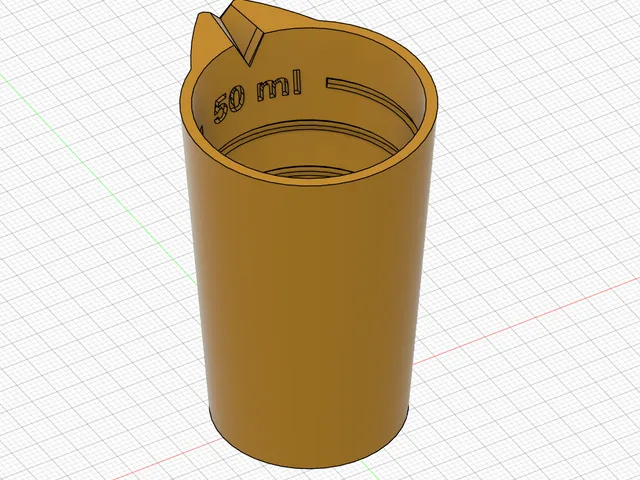 Measuring cup - 50ml - with scale