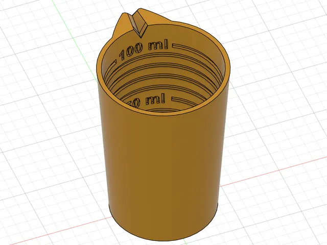 Measuring cup - 100ml - with scale