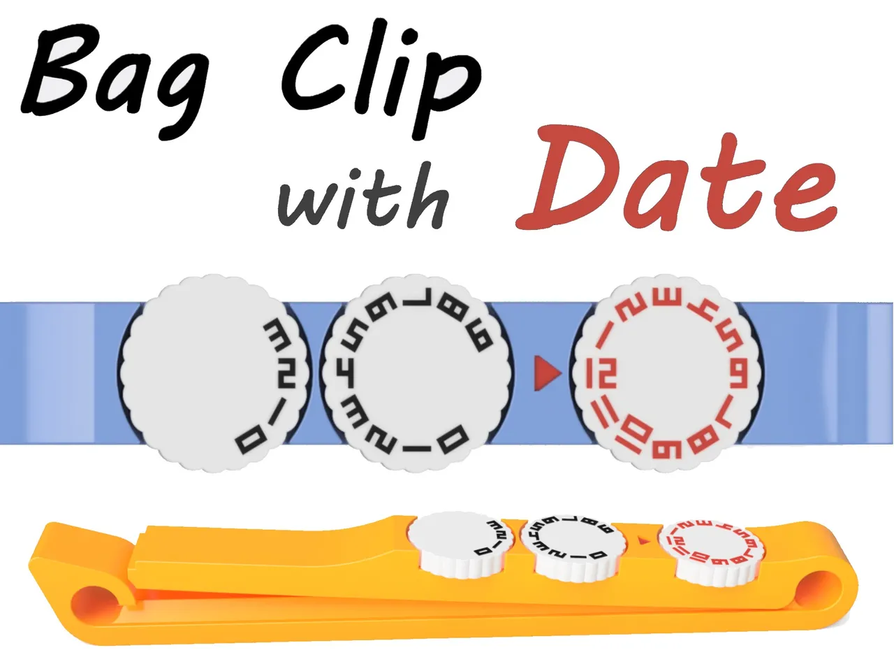 Chip Clip 3D Printing Model - Threeding