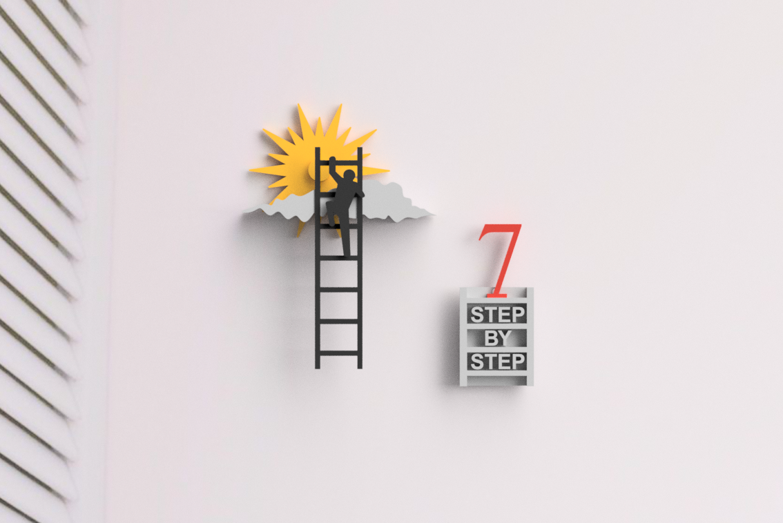 "STEP BY STEP" time keeper