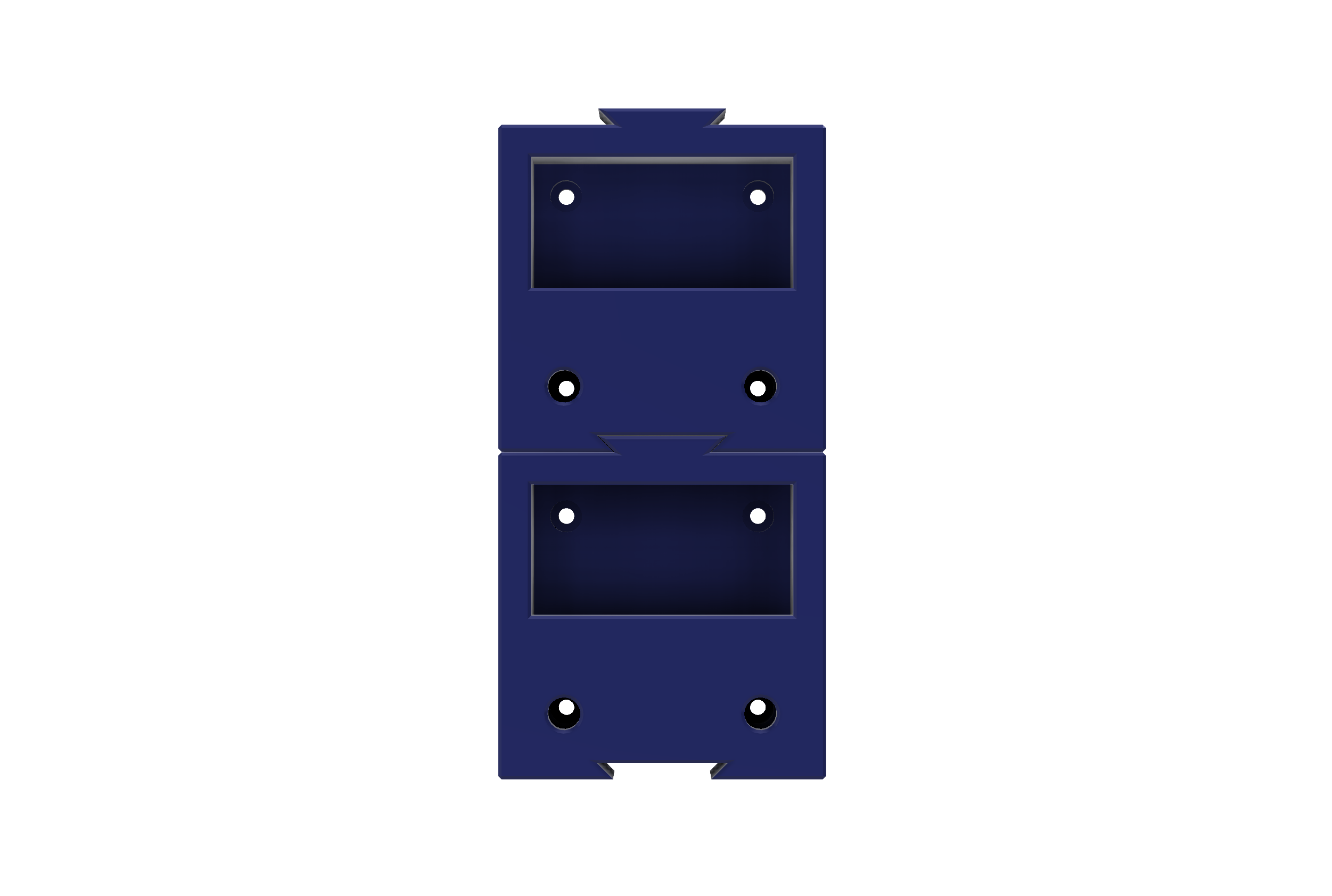 Walled Shelf (Modular Dovetail Square Shelving System) by Devise3D ...