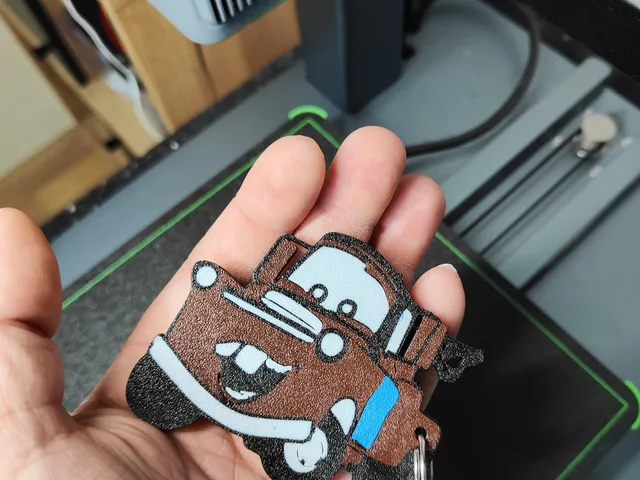Mater from the Cars Keychain