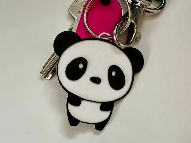 Panda keychain