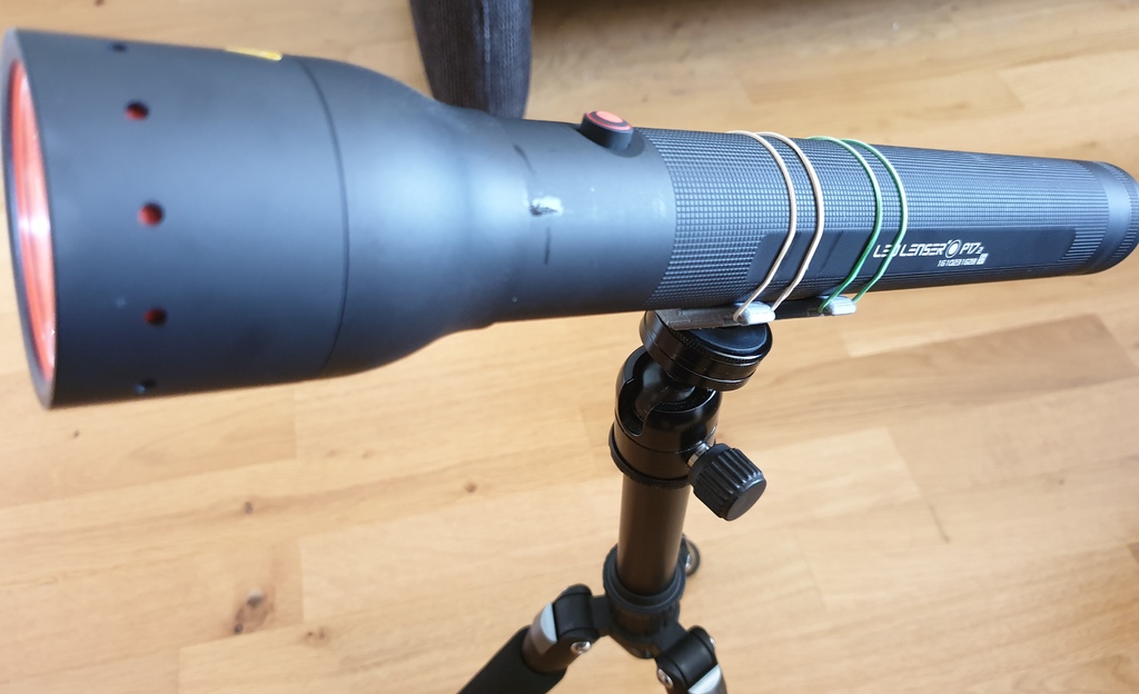 Universal Flashlight Tripod Mount Adapter by HomeUser101 Download