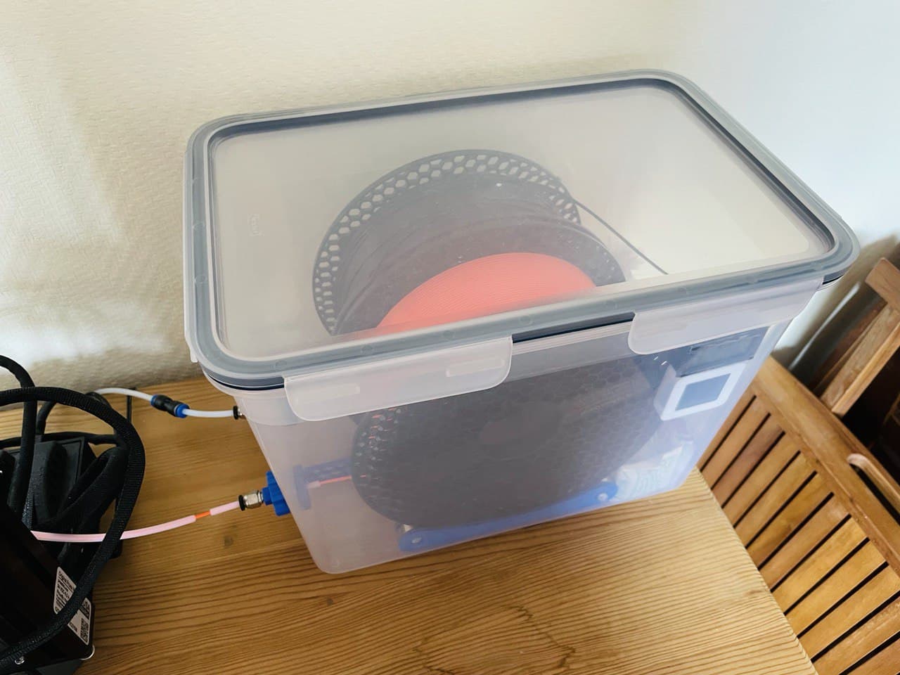 Filament Drybox with Dual Spool Holder IKEA365+ by foorschtbar, Download  free STL model