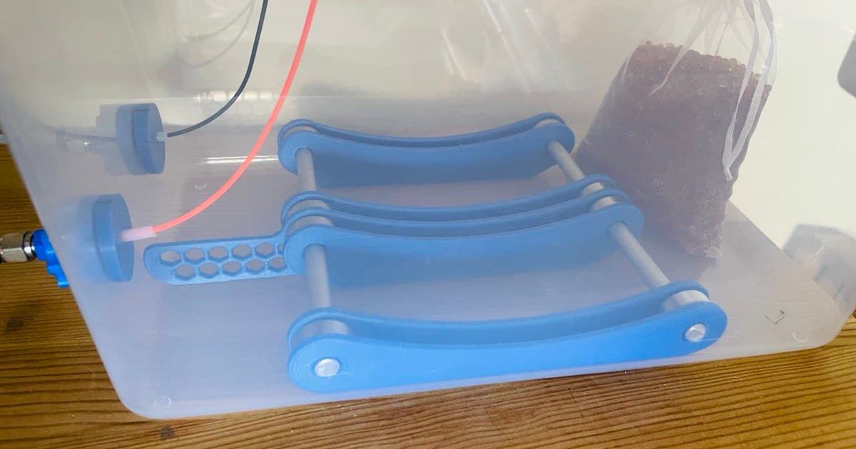Filament dry box with Dual Spool Holder IKEA365+ by foorschtbar Download free STL model