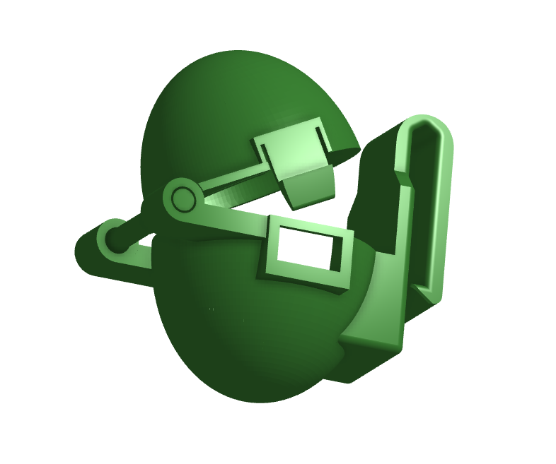 Tactical BeltMounted Egg Holster with latch Updated Clip by Michael