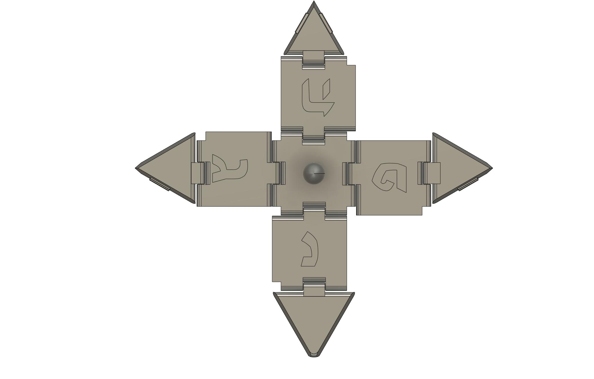 Foldable dreidel by Roy | Download free STL model | Printables.com