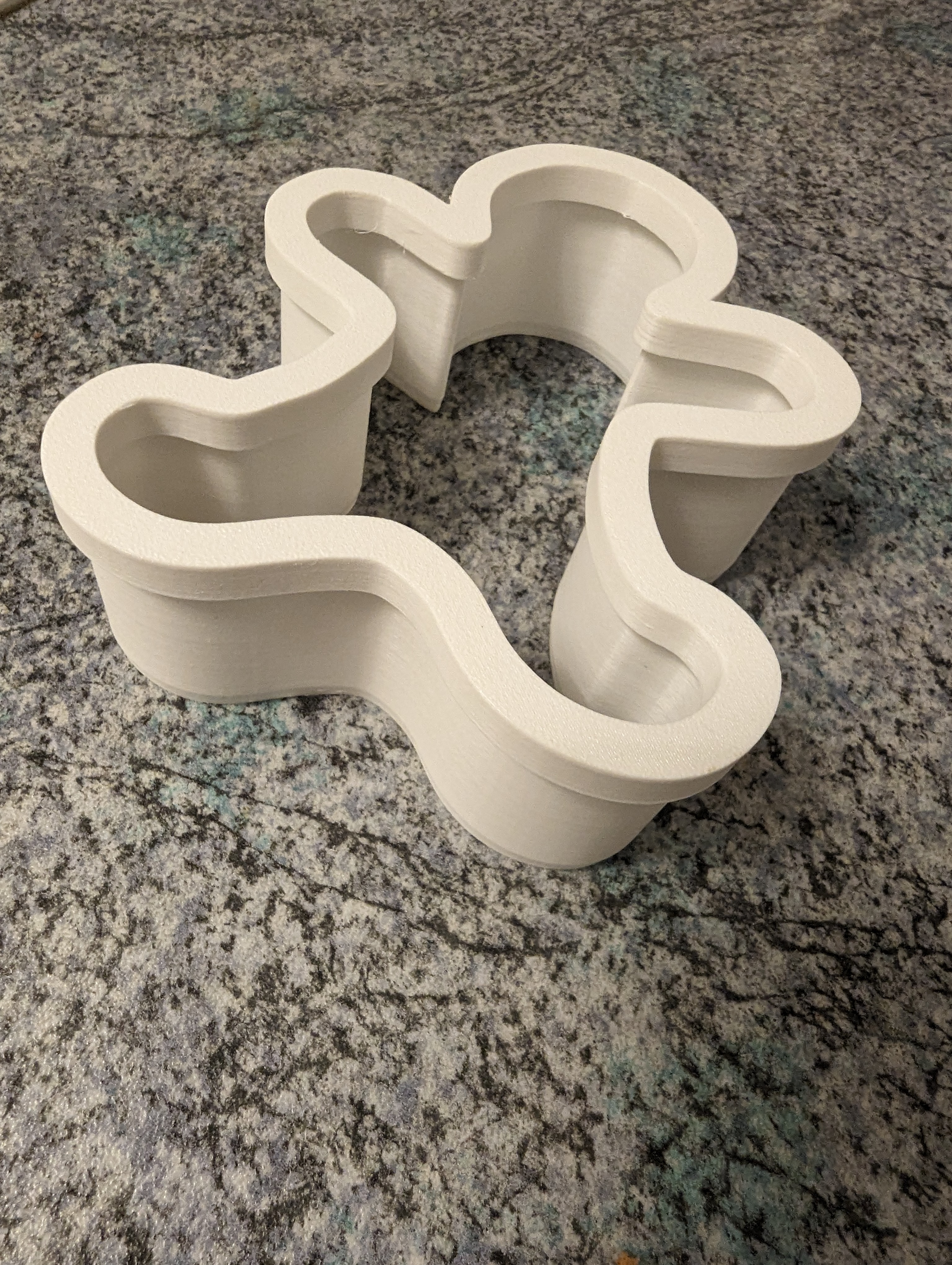 Miniatura 2 do modelo 3D Gingerbread Man - Cookie Cutter