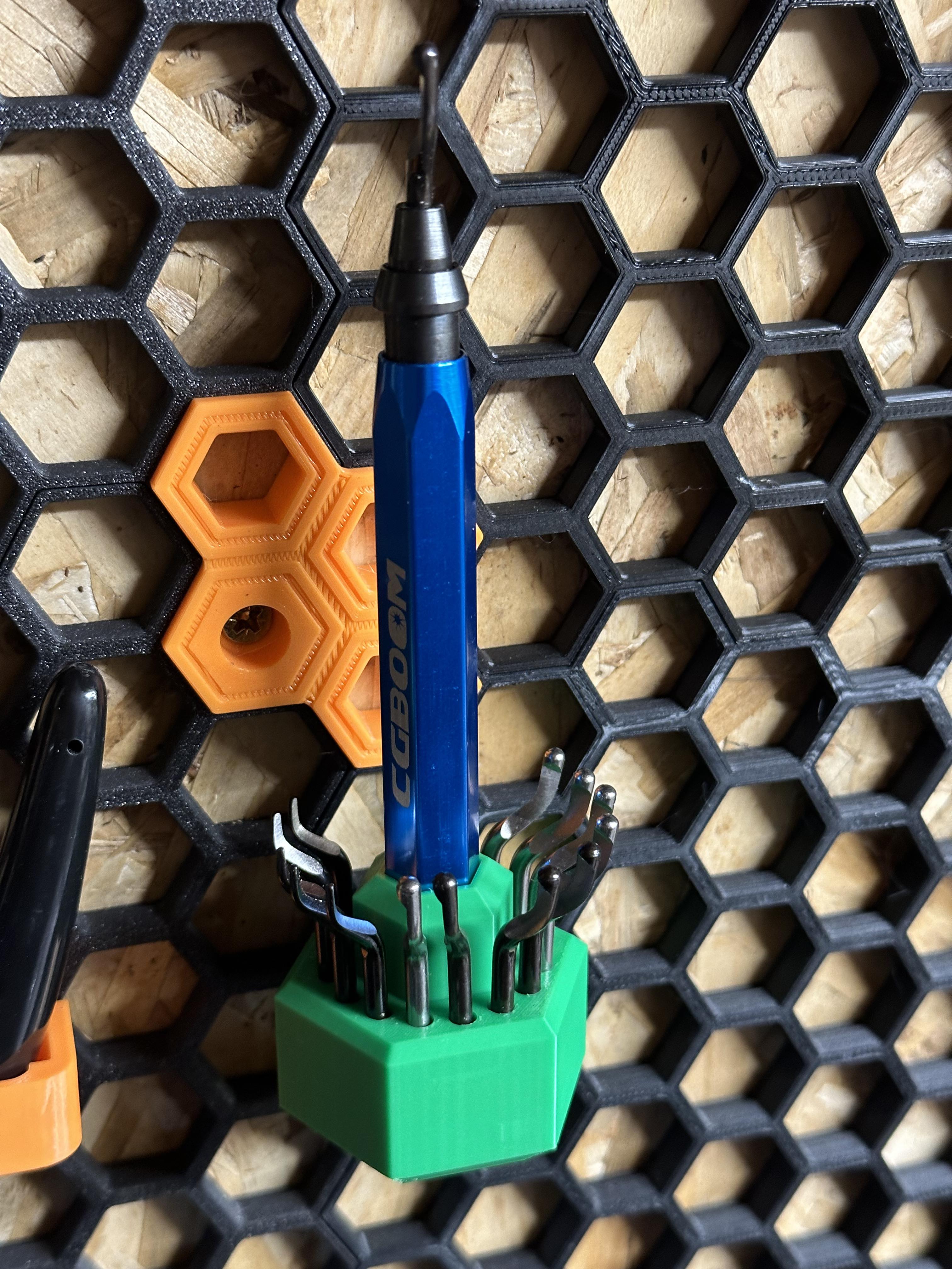 Hex wall - deburring tool holder