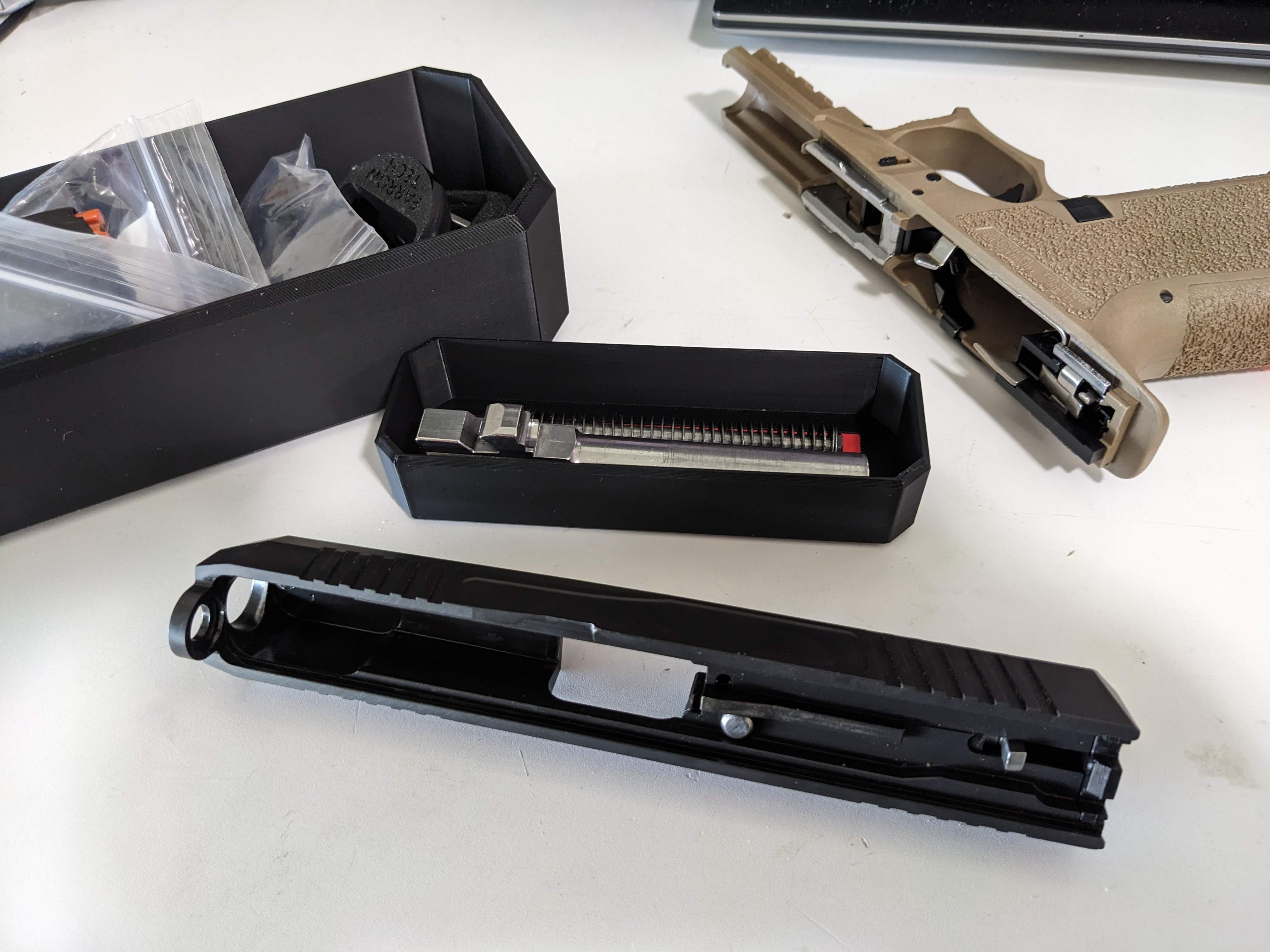 P80 Parts Bin by T3CHKOMMIE Download free STL model