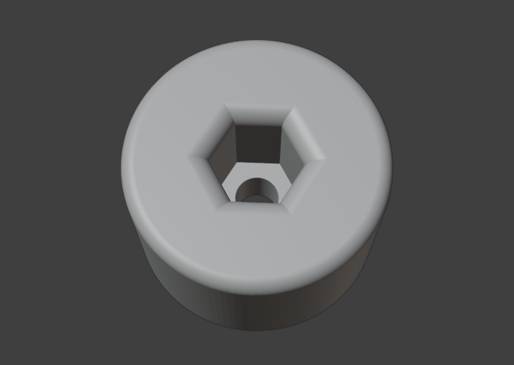 Sofa feet hexagon bolt insert M10