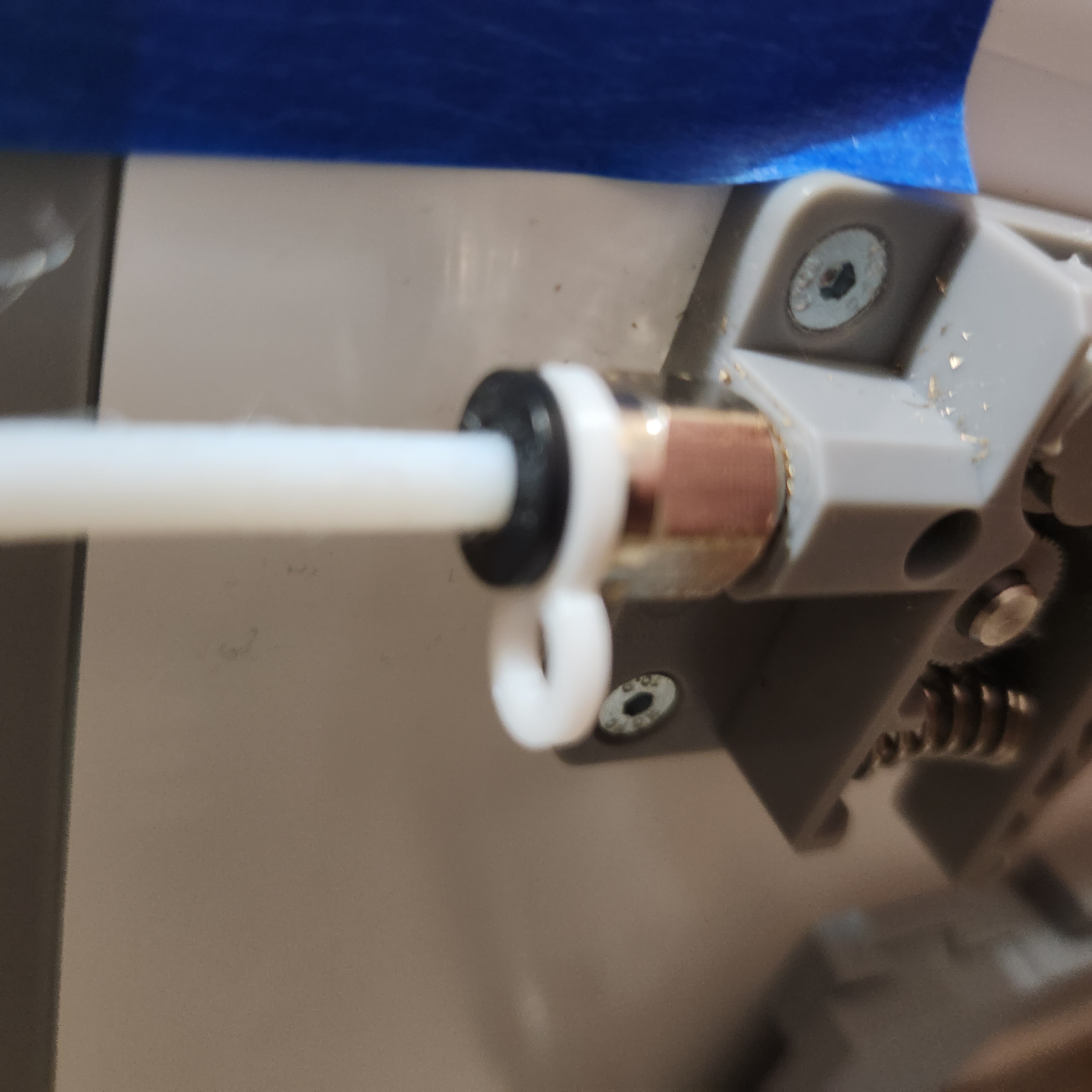Bowden Tube Clip for Weedo Tina2, easy to flex