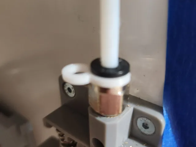 Bowden Tube Clip for Weedo Tina2, easy to flex