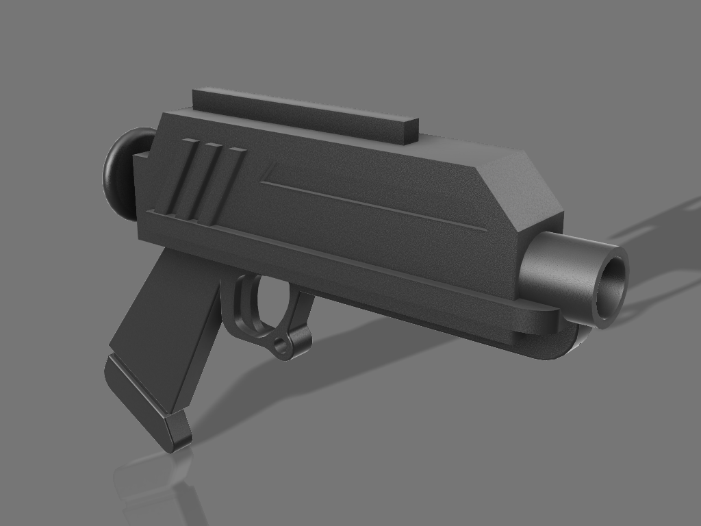 Miniatura 4 do modelo 3D DC 17 BLASTER | CAPTAIN REX