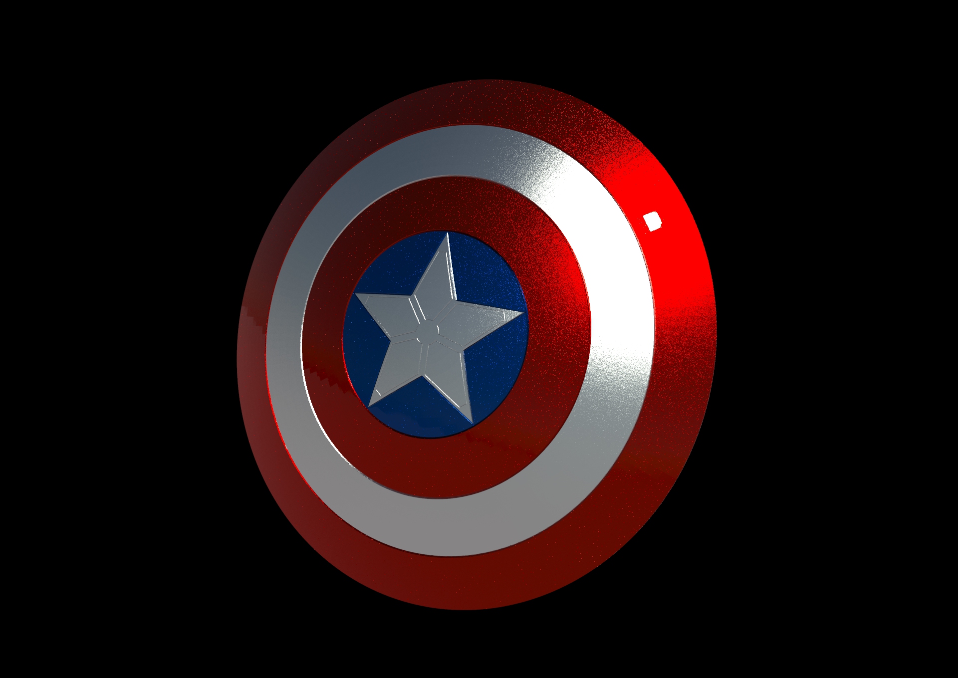 CAPTAIN AMERICA'S SHIELD - SWAPPABLE STARS