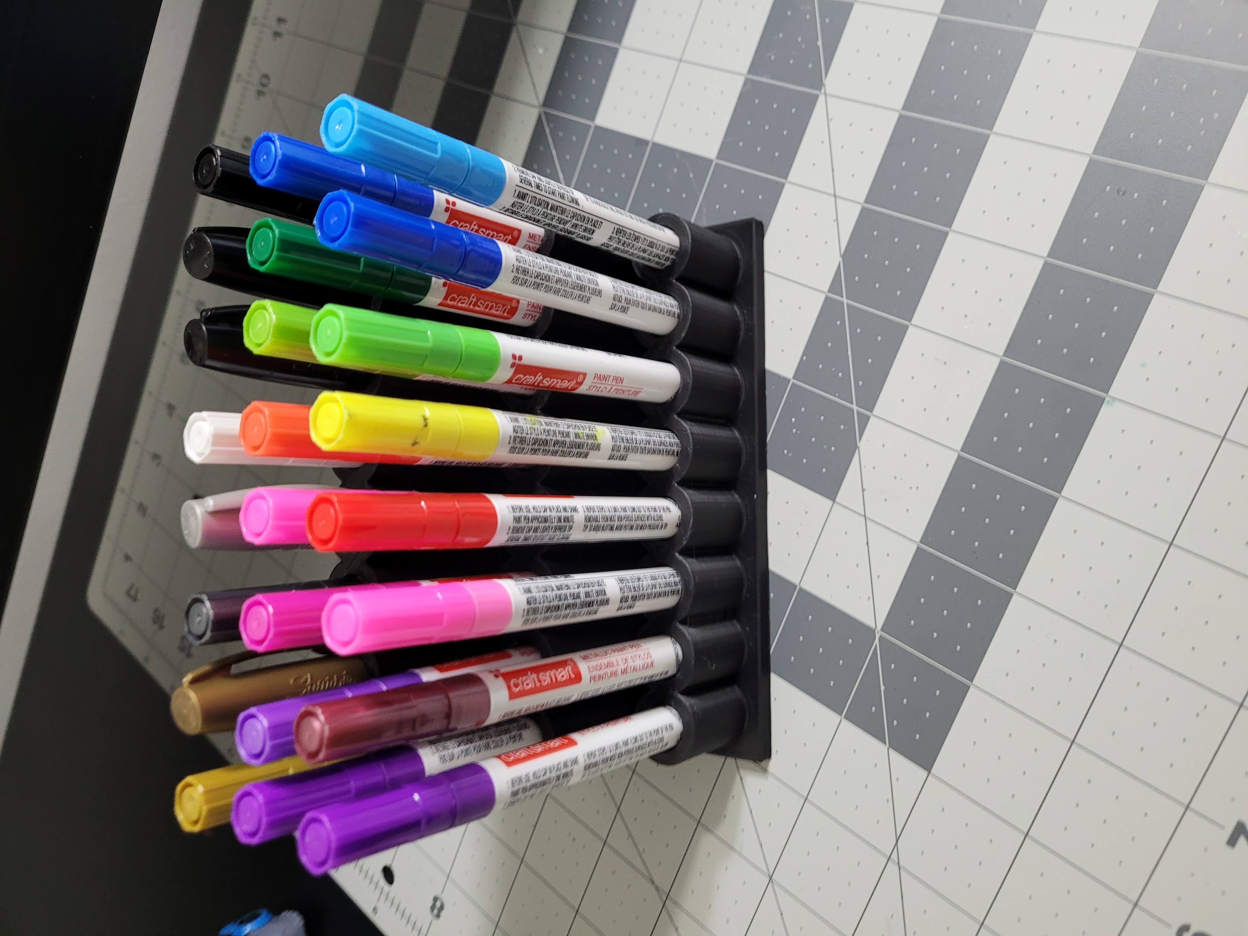 24pc Craft Paint Marker Organizer