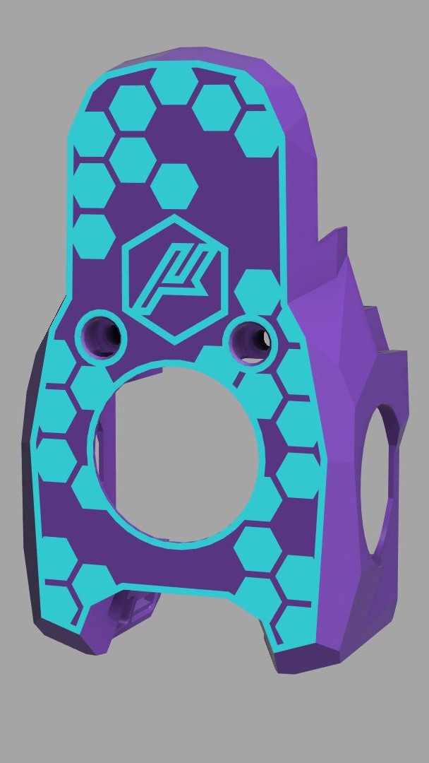 Mini Stealthburner Micron Logo Remix w/ Hex Face + Stroke