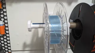 Spool holder - wall - doble - filler - PTFE tube