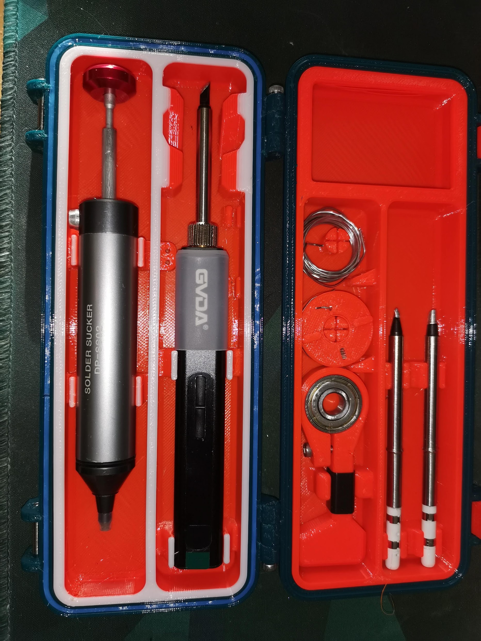 Rugged soldering iron solder sucker insert 3D model thumbnail