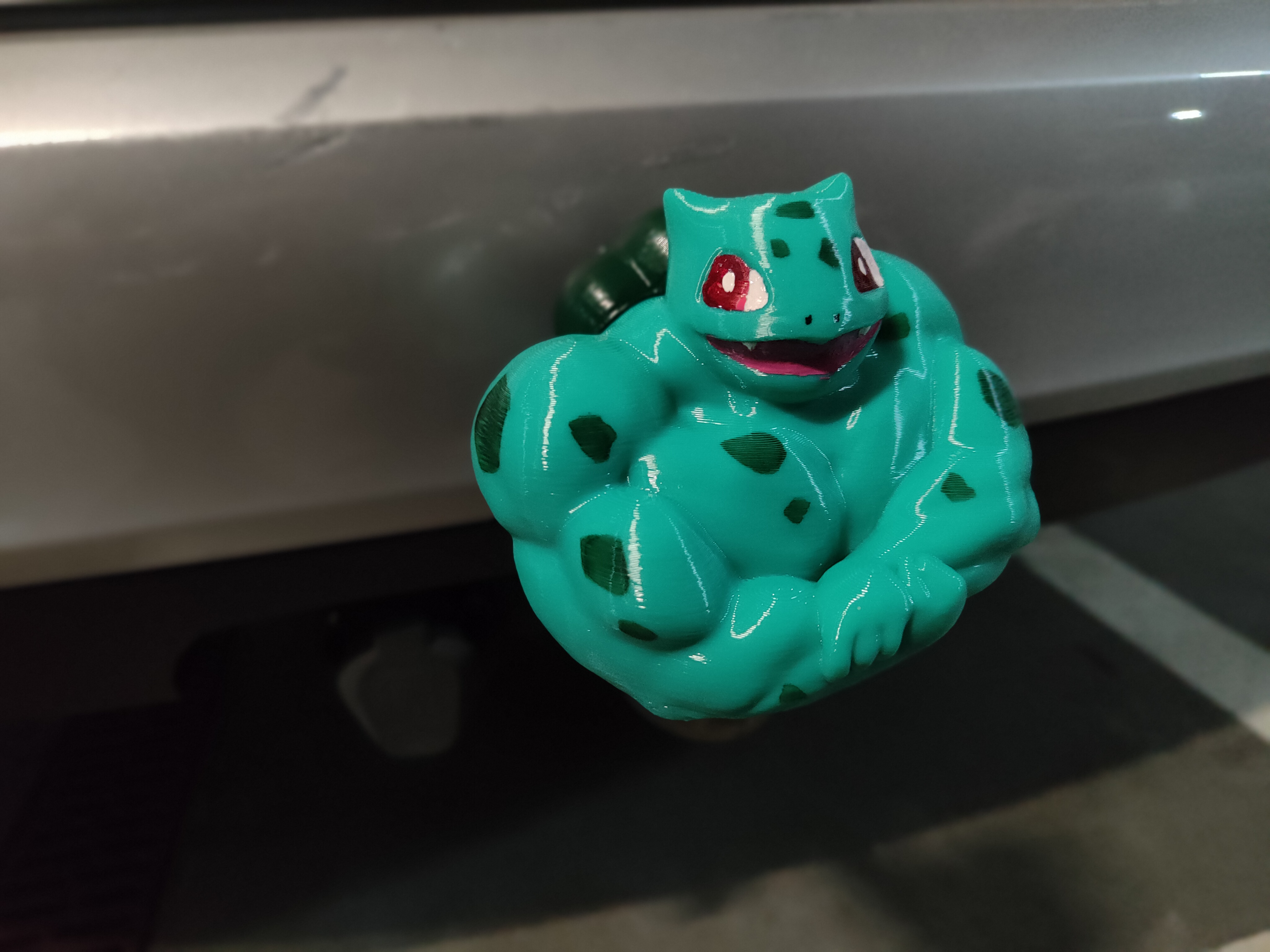 Ultra Swole Bulkasaur - car/tow hook cover