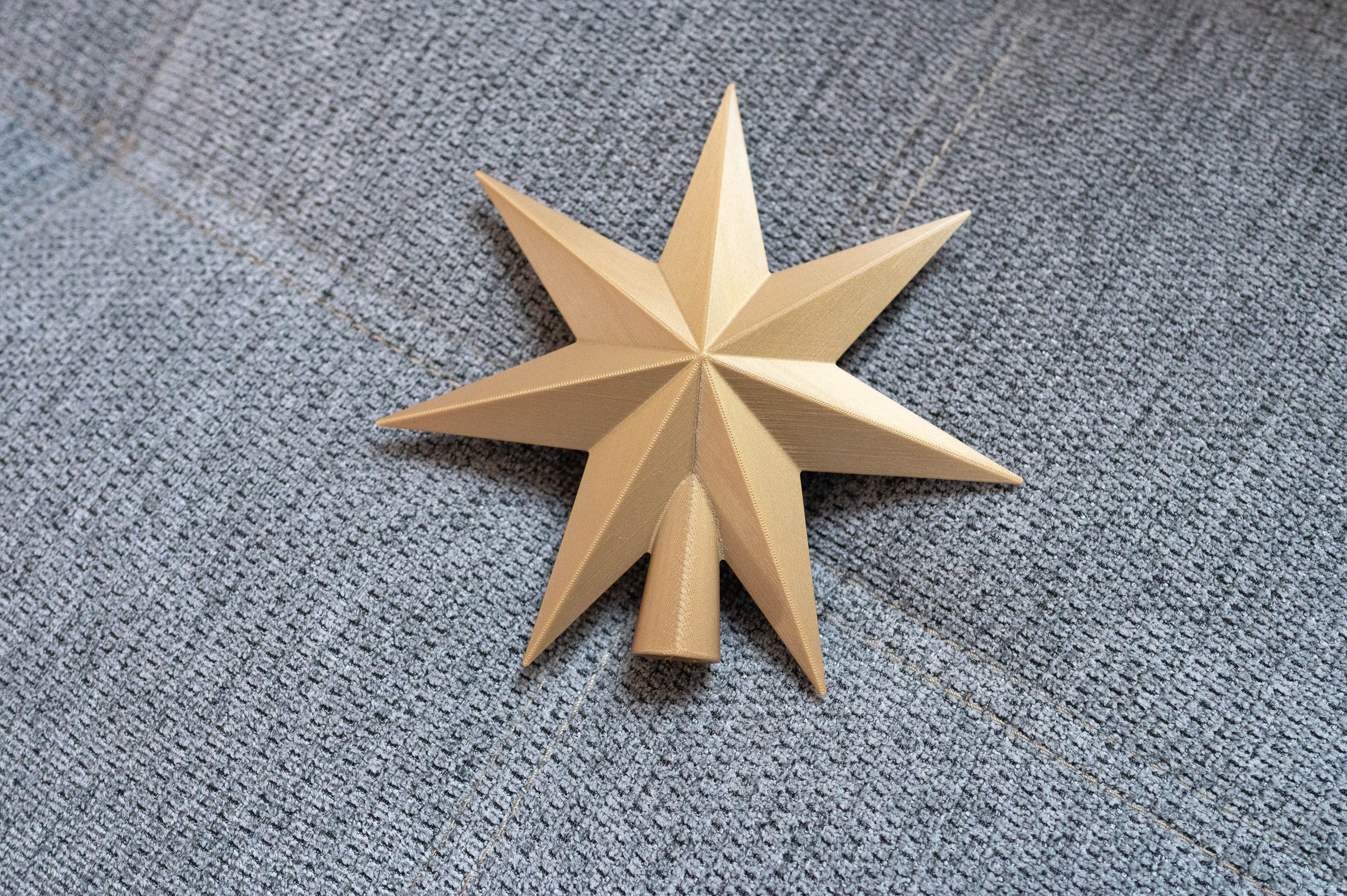 Christmas star on the tree