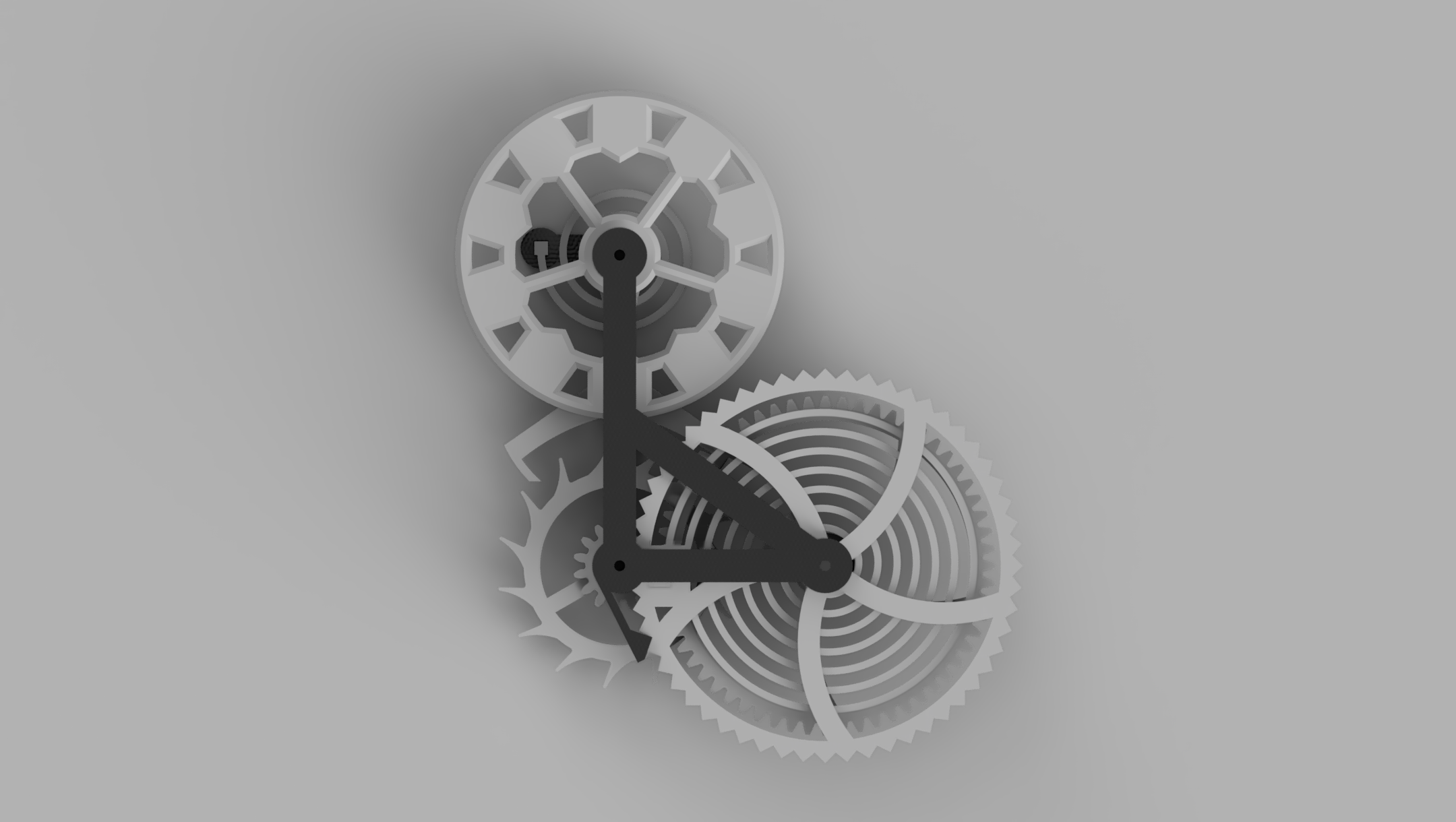 Mechanical Clock Escapement with BalanceWheel (M3 screw version) by