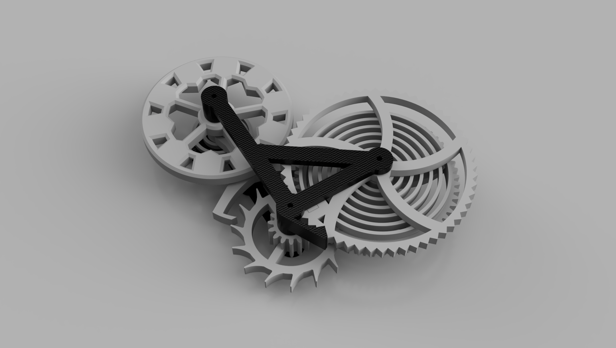 Mechanical Clock Escapement with BalanceWheel (M3 screw version) by