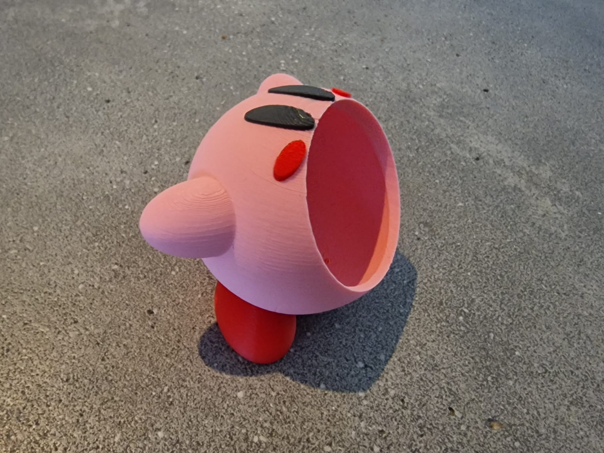 Kirby Poop Chute/ Waste eater/ Poop sucker/ Candy bowl
