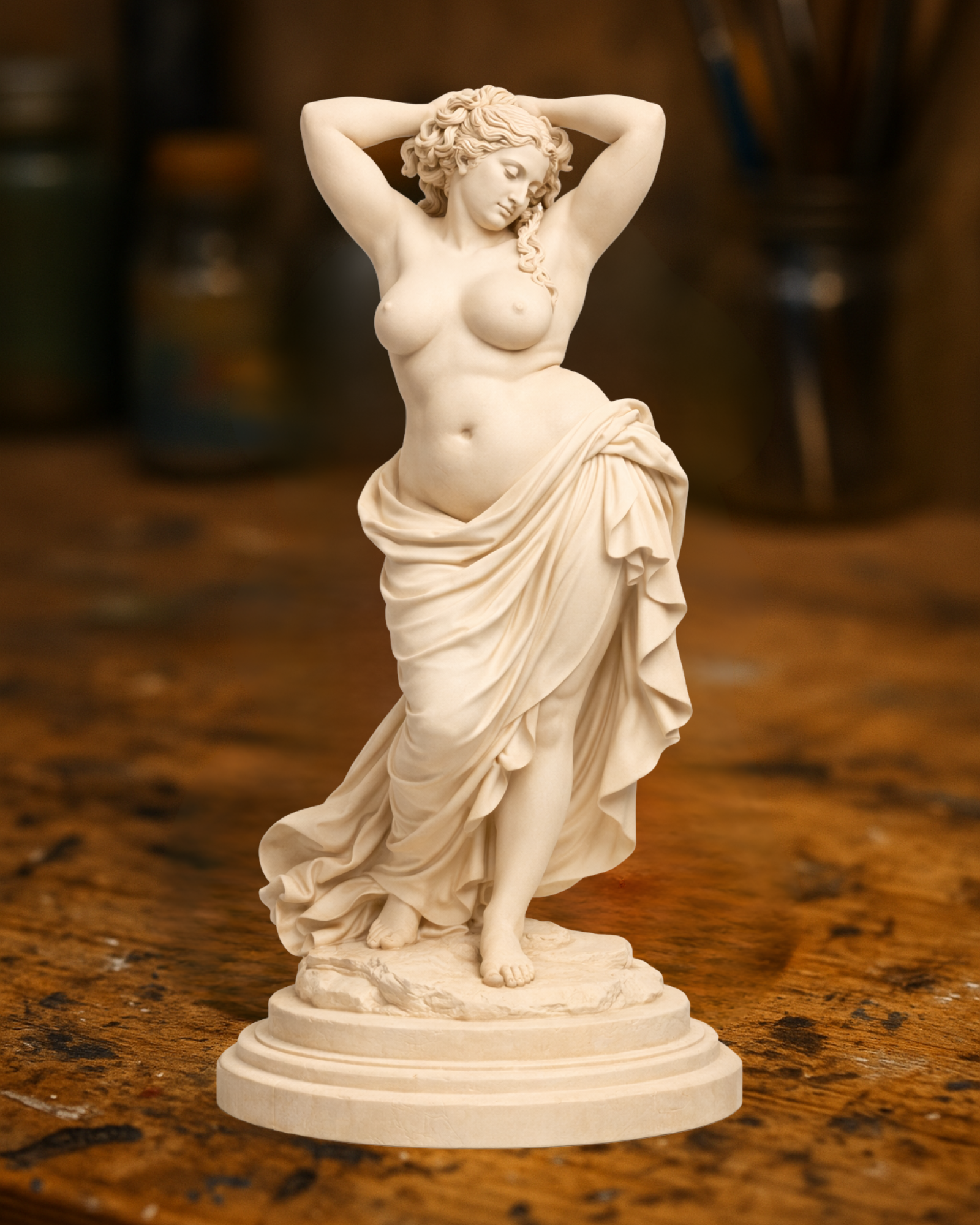 Neoclassical Female Sculpture