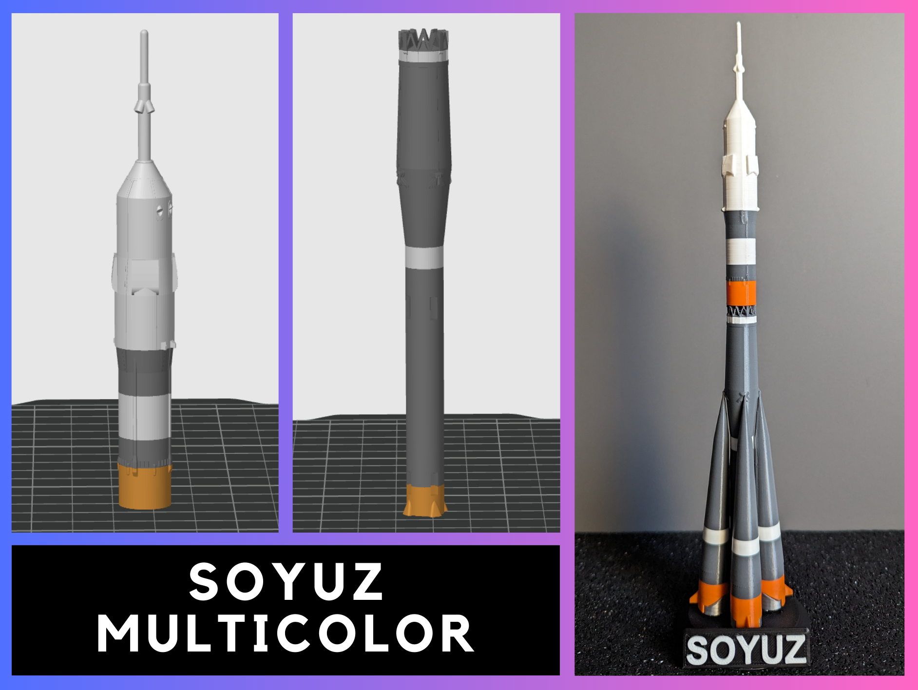 Soyus - Multi Color AMS by Kmobrain | Printables Store