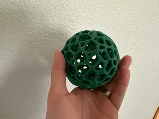 Voronoi Moss Ball by Andy, Download free STL model