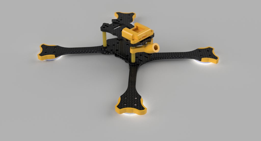 Emax Hawk 5 bflores Edition - bumpers, skids, gps, anennta