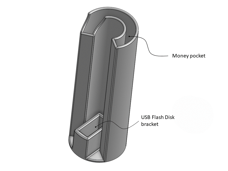 Miniatura 2 do modelo 3D Insert for EDC Case