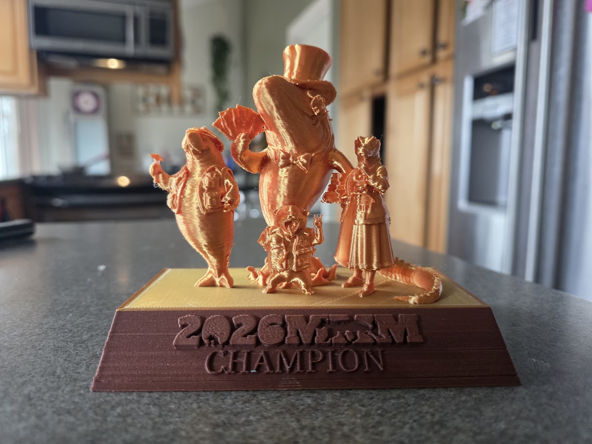 March Mammal Madness 2026 Trophy - MMM