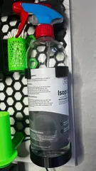 Honeycomb spray bottle holder