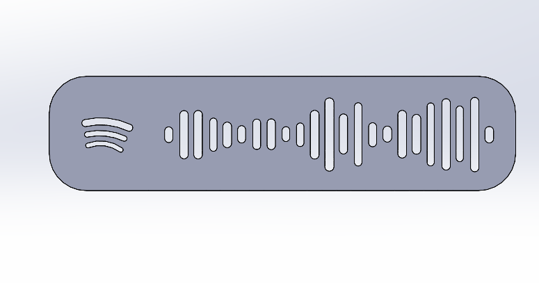 Spotify code New Year’s Day by The perfect layer | Download free STL ...